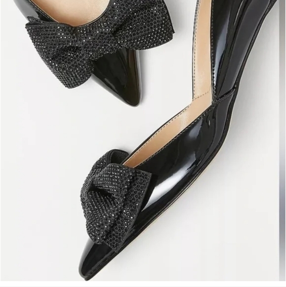 🖤 Ann Taylor Crystal Bow D'Orsay Patent Pumps size 9 🖤 - Picture 9 of 9